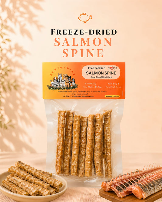 Freeze Dried Salmon Spine（For dogs only）