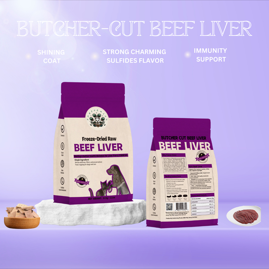 Freeze Dried Beef Liver Cubes