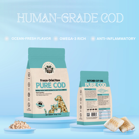 Freeze Dried Cod Cubes (Members Only)