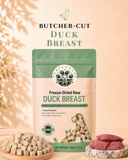 Freeze Dried Duck Breast Cubes