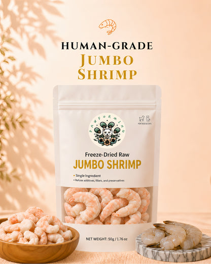 Freeze Dried Jumbo Shrimp